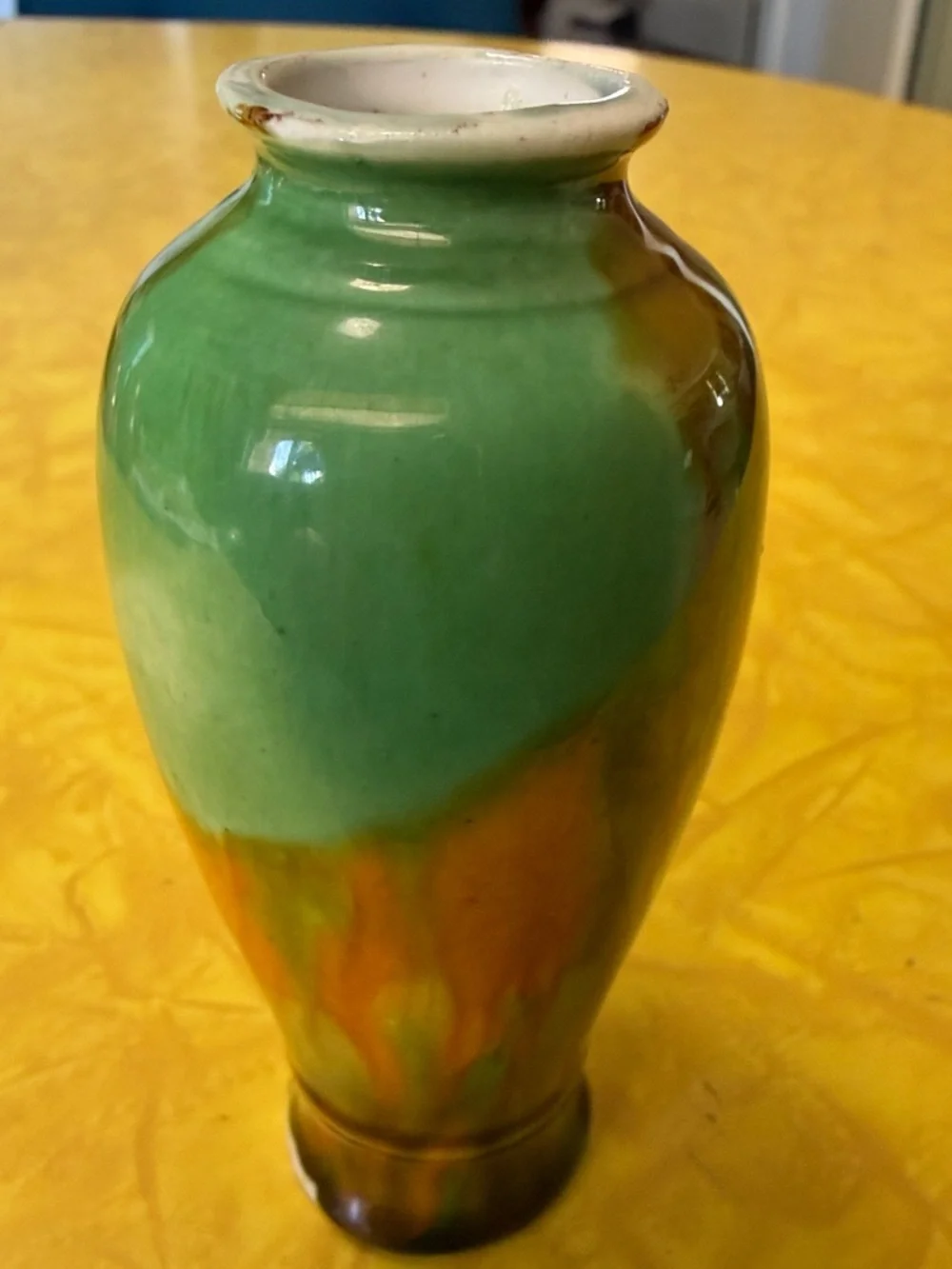 Vintage Ceramic Drip Bud Vase